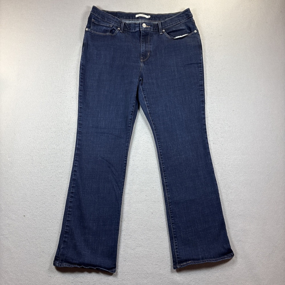 Levi Strauss Signature Jeans Women's 33 Mid Rise Boot Cut‎ Blue